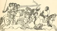 An illustration from English costume from prehistoric times to the end of the eighteenth century (1910)