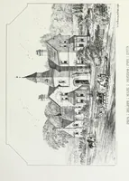 An illustration from English country houses. Forty-five views and plans of recently erected mansions, private residences, parsonage-houses, farm-houses, lodges, and cottages: with a practical treatise on house-building (1870)