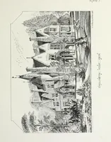 An illustration from English country houses. Forty-five views and plans of recently erected mansions, private residences, parsonage-houses, farm-houses, lodges, and cottages: with a practical treatise on house-building (1870)