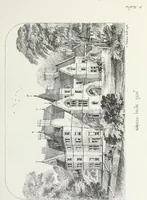 An illustration from English country houses. Forty-five views and plans of recently erected mansions, private residences, parsonage-houses, farm-houses, lodges, and cottages: with a practical treatise on house-building (1870)