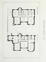 An illustration from English country houses. Forty-five views and plans of recently erected mansions, private residences, parsonage-houses, farm-houses, lodges, and cottages: with a practical treatise on house-building (1870)