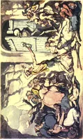 Picture 12 of 36 from The english dance of death, from the designs of Thomas Rowlandson. With metrical illus. by the author of "Doctor Syntaz" (1903), leaf 117