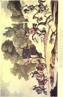 Picture 15 of 36 from The english dance of death, from the designs of Thomas Rowlandson. With metrical illus. by the author of "Doctor Syntaz" (1903), leaf 143