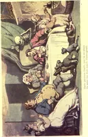 Picture 2 of 36 from The english dance of death, from the designs of Thomas Rowlandson. With metrical illus. by the author of "Doctor Syntaz" (1903), leaf 25