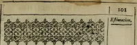 An illustration from The English gentlewoman, drawne out to the full body : expressing, what habilliments doe best attire her, what ornaments doe best adorne her, what complements doe best accomplish her (1631)