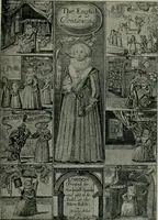 Picture 17 of 18 from The English gentlewoman, drawne out to the full body : expressing, what habilliments doe best attire her, what ornaments doe best adorne her, what complements doe best accomplish her (1631), leaf 280