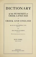 An illustration from English and Muskokee dictionary. : Collected from various sources and rev. (1914)