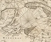 Picture 121 of 133 from The English pilot. [cartographic material] : The fourth book. Describing The West-India navigation, from Hudson's Bay to the River Amazones. Particularly delineating The Sea Coasts, Capes, Headlands, Rivers, Bays, Roads, Havens, Harbours, Streights, Rocks, Sands, Shoals, Banks, Depths of Water, and Anchorage, with all the Islands therein, as Jamaica, Cuba, Hispaniola, Barbadoes, Antigua, Bermudas, Porto Rico, and the rest of the Caribbee and Bahama Islands. Also, A new Description of Newfoundland, New England, New York, East and West New- Jersey, Dellawar Bay, Virginia, Maryland, Carolina. showing, The Courses and Distances from one Place to another; the Ebbing and Flowing of the Sea, the Setting of the Tides and Currents, &c. With many other Things necessary to be known in Navigation. (1775), leaf 106