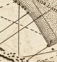 An illustration from The English pilot. [cartographic material] : The fourth book. Describing The West-India navigation, from Hudson's Bay to the River Amazones. Particularly delineating The Sea Coasts, Capes, Headlands, Rivers, Bays, Roads, Havens, Harbours, Streights, Rocks, Sands, Shoals, Banks, Depths of Water, and Anchorage, with all the Islands therein, as Jamaica, Cuba, Hispaniola, Barbadoes, Antigua, Bermudas, Porto Rico, and the rest of the Caribbee and Bahama Islands. Also, A new Description of Newfoundland, New England, New York, East and West New- Jersey, Dellawar Bay, Virginia, Maryland, Carolina. showing, The Courses and Distances from one Place to another; the Ebbing and Flowing of the Sea, the Setting of the Tides and Currents, &c. With many other Things necessary to be known in Navigation. (1775)