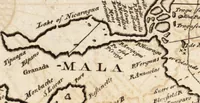 An illustration from The English pilot. [cartographic material] : The fourth book. Describing The West-India navigation, from Hudson's Bay to the River Amazones. Particularly delineating The Sea Coasts, Capes, Headlands, Rivers, Bays, Roads, Havens, Harbours, Streights, Rocks, Sands, Shoals, Banks, Depths of Water, and Anchorage, with all the Islands therein, as Jamaica, Cuba, Hispaniola, Barbadoes, Antigua, Bermudas, Porto Rico, and the rest of the Caribbee and Bahama Islands. Also, A new Description of Newfoundland, New England, New York, East and West New- Jersey, Dellawar Bay, Virginia, Maryland, Carolina. showing, The Courses and Distances from one Place to another; the Ebbing and Flowing of the Sea, the Setting of the Tides and Currents, &c. With many other Things necessary to be known in Navigation. (1775)