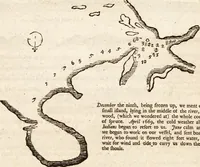 Picture 4 of 133 from The English pilot. [cartographic material] : The fourth book. Describing The West-India navigation, from Hudson's Bay to the River Amazones. Particularly delineating The Sea Coasts, Capes, Headlands, Rivers, Bays, Roads, Havens, Harbours, Streights, Rocks, Sands, Shoals, Banks, Depths of Water, and Anchorage, with all the Islands therein, as Jamaica, Cuba, Hispaniola, Barbadoes, Antigua, Bermudas, Porto Rico, and the rest of the Caribbee and Bahama Islands. Also, A new Description of Newfoundland, New England, New York, East and West New- Jersey, Dellawar Bay, Virginia, Maryland, Carolina. showing, The Courses and Distances from one Place to another; the Ebbing and Flowing of the Sea, the Setting of the Tides and Currents, &c. With many other Things necessary to be known in Navigation. (1775), leaf 15