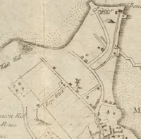 An illustration from The English pilot. [cartographic material] : The fourth book. Describing The West-India navigation, from Hudson's Bay to the River Amazones. Particularly delineating The Sea Coasts, Capes, Headlands, Rivers, Bays, Roads, Havens, Harbours, Streights, Rocks, Sands, Shoals, Banks, Depths of Water, and Anchorage, with all the Islands therein, as Jamaica, Cuba, Hispaniola, Barbadoes, Antigua, Bermudas, Porto Rico, and the rest of the Caribbee and Bahama Islands. Also, A new Description of Newfoundland, New England, New York, East and West New- Jersey, Dellawar Bay, Virginia, Maryland, Carolina. showing, The Courses and Distances from one Place to another; the Ebbing and Flowing of the Sea, the Setting of the Tides and Currents, &c. With many other Things necessary to be known in Navigation. (1775)