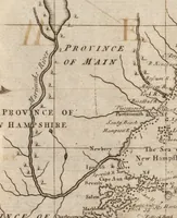 An illustration from The English pilot. [cartographic material] : The fourth book. Describing The West-India navigation, from Hudson's Bay to the River Amazones. Particularly delineating The Sea Coasts, Capes, Headlands, Rivers, Bays, Roads, Havens, Harbours, Streights, Rocks, Sands, Shoals, Banks, Depths of Water, and Anchorage, with all the Islands therein, as Jamaica, Cuba, Hispaniola, Barbadoes, Antigua, Bermudas, Porto Rico, and the rest of the Caribbee and Bahama Islands. Also, A new Description of Newfoundland, New England, New York, East and West New- Jersey, Dellawar Bay, Virginia, Maryland, Carolina. showing, The Courses and Distances from one Place to another; the Ebbing and Flowing of the Sea, the Setting of the Tides and Currents, &c. With many other Things necessary to be known in Navigation. (1775)