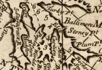 An illustration from The English pilot. [cartographic material] : The fourth book. Describing The West-India navigation, from Hudson's Bay to the River Amazones. Particularly delineating The Sea Coasts, Capes, Headlands, Rivers, Bays, Roads, Havens, Harbours, Streights, Rocks, Sands, Shoals, Banks, Depths of Water, and Anchorage, with all the Islands therein, as Jamaica, Cuba, Hispaniola, Barbadoes, Antigua, Bermudas, Porto Rico, and the rest of the Caribbee and Bahama Islands. Also, A new Description of Newfoundland, New England, New York, East and West New- Jersey, Dellawar Bay, Virginia, Maryland, Carolina. showing, The Courses and Distances from one Place to another; the Ebbing and Flowing of the Sea, the Setting of the Tides and Currents, &c. With many other Things necessary to be known in Navigation. (1775)