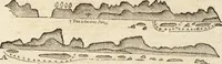 An illustration from The English pilot. [cartographic material] : The fourth book. Describing The West-India navigation, from Hudson's Bay to the River Amazones. Particularly delineating The Sea Coasts, Capes, Headlands, Rivers, Bays, Roads, Havens, Harbours, Streights, Rocks, Sands, Shoals, Banks, Depths of Water, and Anchorage, with all the Islands therein, as Jamaica, Cuba, Hispaniola, Barbadoes, Antigua, Bermudas, Porto Rico, and the rest of the Caribbee and Bahama Islands. Also, A new Description of Newfoundland, New England, New York, East and West New- Jersey, Dellawar Bay, Virginia, Maryland, Carolina. showing, The Courses and Distances from one Place to another; the Ebbing and Flowing of the Sea, the Setting of the Tides and Currents, &c. With many other Things necessary to be known in Navigation. (1775)