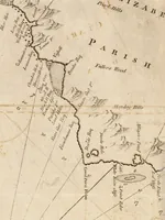 An illustration from The English pilot. [cartographic material] : The fourth book. Describing The West-India navigation, from Hudson's Bay to the River Amazones. Particularly delineating The Sea Coasts, Capes, Headlands, Rivers, Bays, Roads, Havens, Harbours, Streights, Rocks, Sands, Shoals, Banks, Depths of Water, and Anchorage, with all the Islands therein, as Jamaica, Cuba, Hispaniola, Barbadoes, Antigua, Bermudas, Porto Rico, and the rest of the Caribbee and Bahama Islands. Also, A new Description of Newfoundland, New England, New York, East and West New- Jersey, Dellawar Bay, Virginia, Maryland, Carolina. showing, The Courses and Distances from one Place to another; the Ebbing and Flowing of the Sea, the Setting of the Tides and Currents, &c. With many other Things necessary to be known in Navigation. (1775)