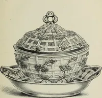 An illustration from English porcelain : a handbook to the china made in England during the eighteenth century as illustrated by specimens in the national collections (1894)