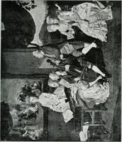 An illustration from English society of the eighteenth century in contemporary art (1907)