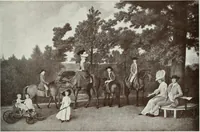 An illustration from English society of the eighteenth century in contemporary art (1907)