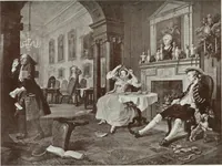 An illustration from English society of the eighteenth century in contemporary art (1907)