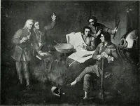 An illustration from English society of the eighteenth century in contemporary art (1907)