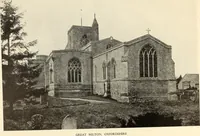 An illustration from The English village church : exteriors and interiors (1921)