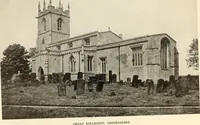 An illustration from The English village church : exteriors and interiors (1921)