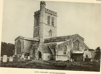 An illustration from The English village church : exteriors and interiors (1921)