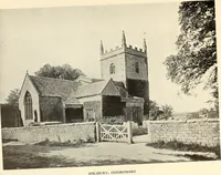 An illustration from The English village church : exteriors and interiors (1921)