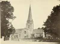 An illustration from The English village church : exteriors and interiors (1921)