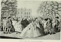 An illustration from English society of the eighteenth century in contemporary art (1907)