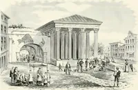 An illustration from Engraved gems; their history and place in art, in which is embodied the author's former treatise, with extensive revisions and additions; reminiscences of travels in the pursuit and acquisition of engraved gems ... to which is added a descriptive list of the author's cabinet of gems, forming a compend of Greek and Roman classics and antiquities .. (1889)