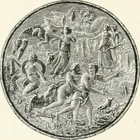 An illustration from Engraved gems; their history and place in art, in which is embodied the author's former treatise, with extensive revisions and additions; reminiscences of travels in the pursuit and acquisition of engraved gems ... to which is added a descriptive list of the author's cabinet of gems, forming a compend of Greek and Roman classics and antiquities .. (1889)