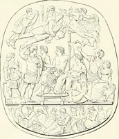 An illustration from Engraved gems; their history and place in art, in which is embodied the author's former treatise, with extensive revisions and additions; reminiscences of travels in the pursuit and acquisition of engraved gems ... to which is added a descriptive list of the author's cabinet of gems, forming a compend of Greek and Roman classics and antiquities .. (1889)