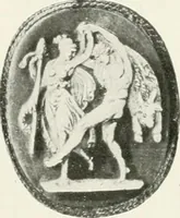 An illustration from Engraved gems; their history and place in art, in which is embodied the author's former treatise, with extensive revisions and additions; reminiscences of travels in the pursuit and acquisition of engraved gems ... to which is added a descriptive list of the author's cabinet of gems, forming a compend of Greek and Roman classics and antiquities .. (1889)