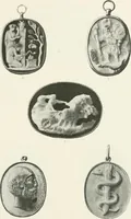 An illustration from Engraved gems; their history and place in art, in which is embodied the author's former treatise, with extensive revisions and additions; reminiscences of travels in the pursuit and acquisition of engraved gems ... to which is added a descriptive list of the author's cabinet of gems, forming a compend of Greek and Roman classics and antiquities .. (1889)