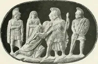 An illustration from Engraved gems; their history and place in art, in which is embodied the author's former treatise, with extensive revisions and additions; reminiscences of travels in the pursuit and acquisition of engraved gems ... to which is added a descriptive list of the author's cabinet of gems, forming a compend of Greek and Roman classics and antiquities .. (1889)