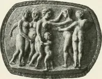 An illustration from Engraved gems; their history and place in art, in which is embodied the author's former treatise, with extensive revisions and additions; reminiscences of travels in the pursuit and acquisition of engraved gems ... to which is added a descriptive list of the author's cabinet of gems, forming a compend of Greek and Roman classics and antiquities .. (1889)