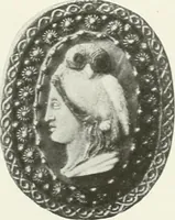 An illustration from Engraved gems; their history and place in art, in which is embodied the author's former treatise, with extensive revisions and additions; reminiscences of travels in the pursuit and acquisition of engraved gems ... to which is added a descriptive list of the author's cabinet of gems, forming a compend of Greek and Roman classics and antiquities .. (1889)