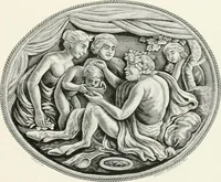 An illustration from Engraved gems; their history and place in art, in which is embodied the author's former treatise, with extensive revisions and additions; reminiscences of travels in the pursuit and acquisition of engraved gems ... to which is added a descriptive list of the author's cabinet of gems, forming a compend of Greek and Roman classics and antiquities .. (1889)