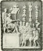 An illustration from Engraved gems; their history and place in art, in which is embodied the author's former treatise, with extensive revisions and additions; reminiscences of travels in the pursuit and acquisition of engraved gems ... to which is added a descriptive list of the author's cabinet of gems, forming a compend of Greek and Roman classics and antiquities .. (1889)