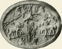 An illustration from Engraved gems; their history and place in art, in which is embodied the author's former treatise, with extensive revisions and additions; reminiscences of travels in the pursuit and acquisition of engraved gems ... to which is added a descriptive list of the author's cabinet of gems, forming a compend of Greek and Roman classics and antiquities .. (1889)