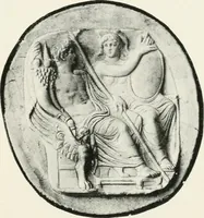 An illustration from Engraved gems; their history and place in art, in which is embodied the author's former treatise, with extensive revisions and additions; reminiscences of travels in the pursuit and acquisition of engraved gems ... to which is added a descriptive list of the author's cabinet of gems, forming a compend of Greek and Roman classics and antiquities .. (1889)