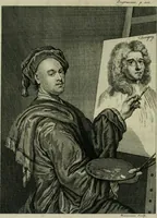 An illustration from A catalogue of engravers, who have been born or resided in England (1767)