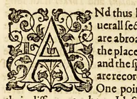 An illustration from Enquiries touching the diuersity of langvages, and religions through the cheife parts of the world. (1614)