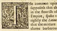 An illustration from Enquiries touching the diuersity of langvages, and religions through the cheife parts of the world. (1614)