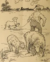 An illustration from En roulant ma boule : album (1901)