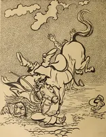 An illustration from En roulant ma boule : album (1901)