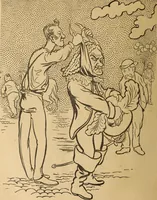 An illustration from En roulant ma boule : album (1901)