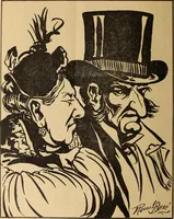 An illustration from En roulant ma boule : album (1901)